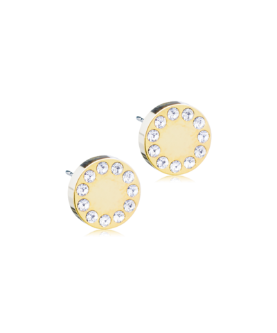 Серьги Мерцающий Диск, Кристалл