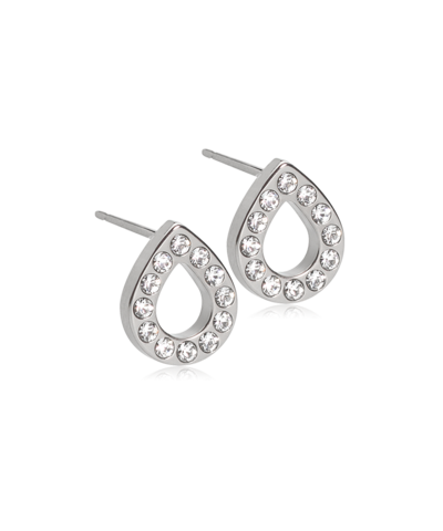 Серьги Сверкающая Капля, Кристалл