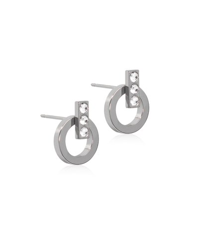 Серьги Шик Полый, Кристалл