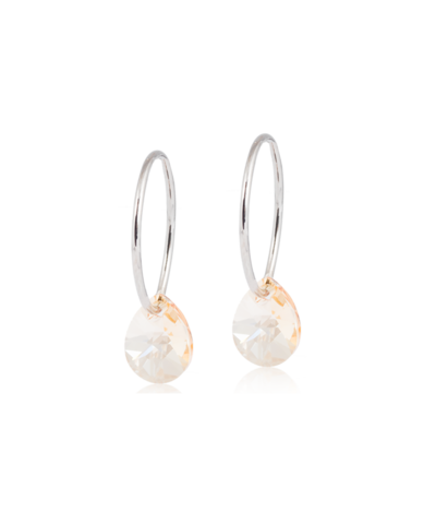 Серьги Капля, Янтарный