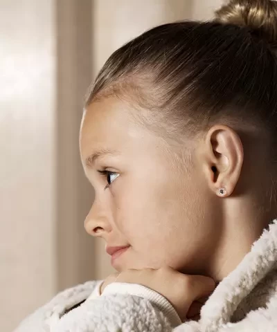 Серьги Мерцающий Ореол, Кристалл/ черный бриллиант