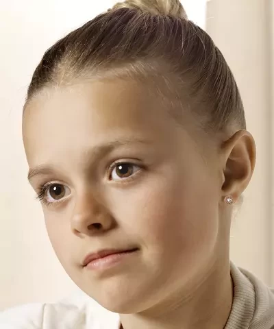 Серьги Мерцающий Ореол, Светло розовый/ кристалл