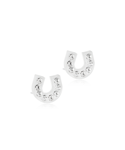 Серьги Сверкающая Подкова, Кристалл