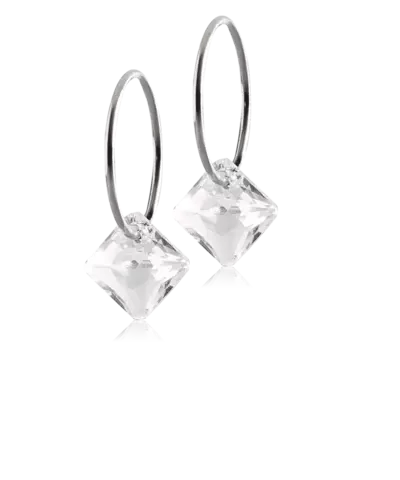 Серьги Квадрат, Кристалл