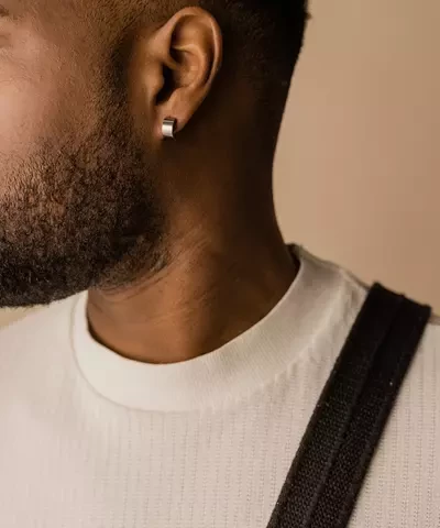 Серьги Подвеска Плейн Гранд Полукольцо 10 мм