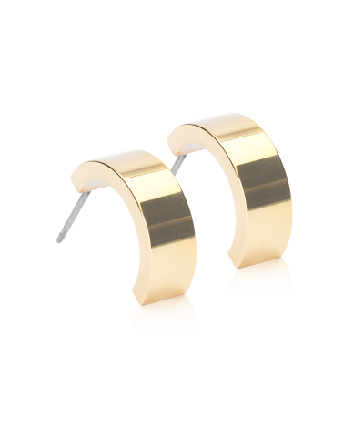 Серьги Подвеска Плейн Гранд Полукольцо 15 мм