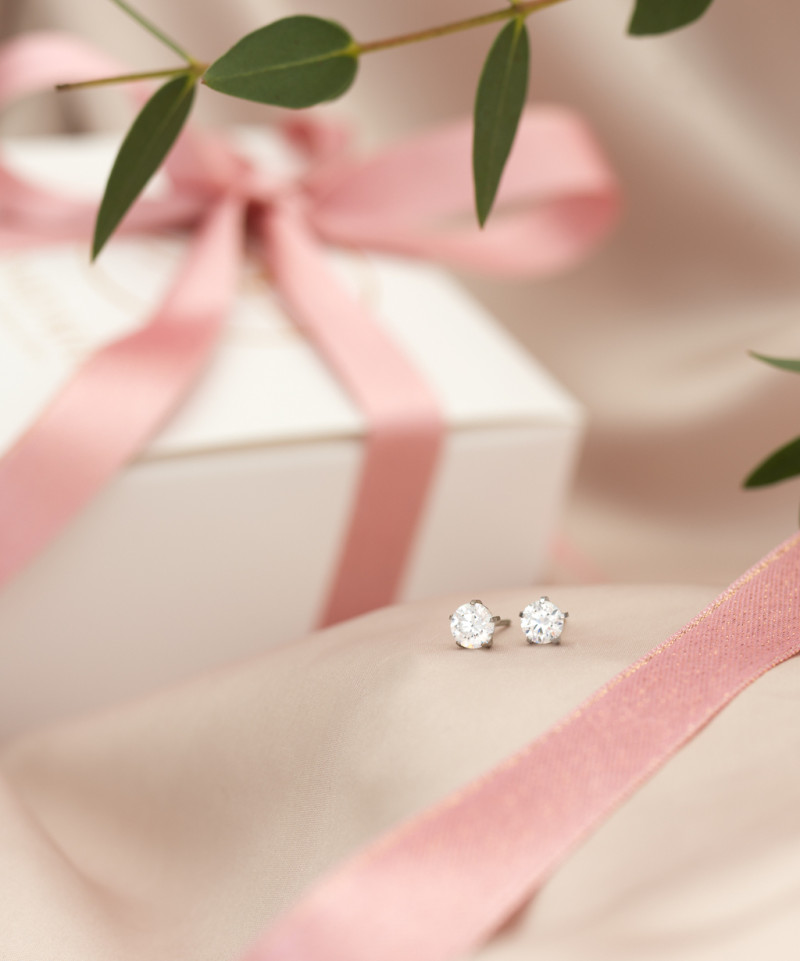 Серьги Тиффани Драгоценный 6 мм