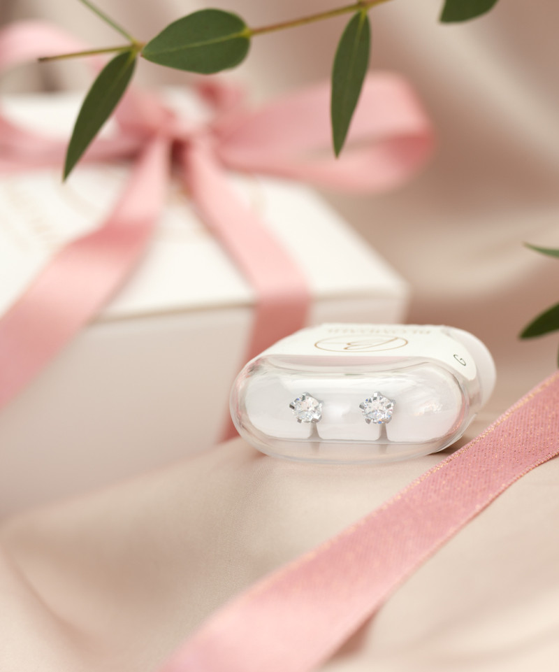 Серьги Тиффани Драгоценный 6 мм