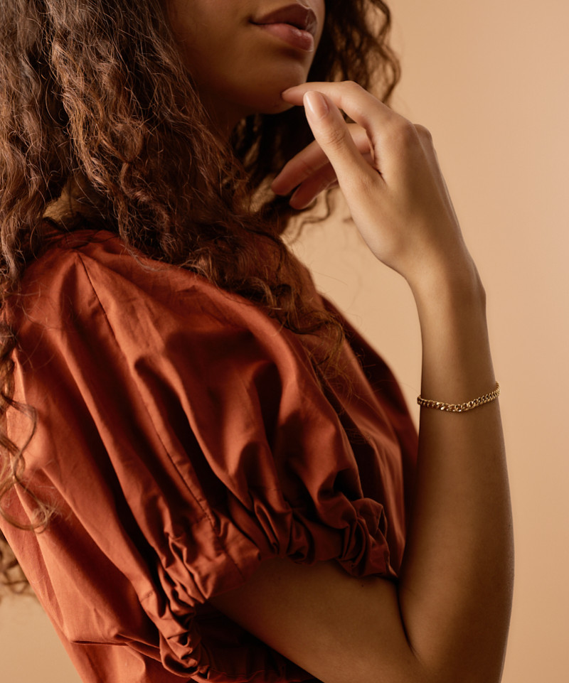 Браслет Курб Линк 15,5-19 см