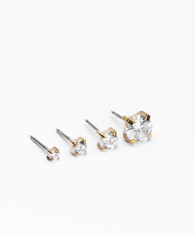 Серьги Тиффани 5 мм, Белый