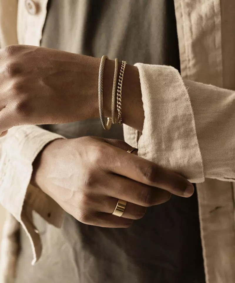 Браслет Курб Линк 18-22 см